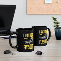 Thumbnail for I RATHER FLY SOLO DESIGNED - MUG Printify