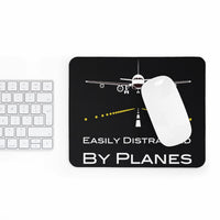 Thumbnail for EASLY DISTRACTED BY PLANES -  MOUSE PAD Printify