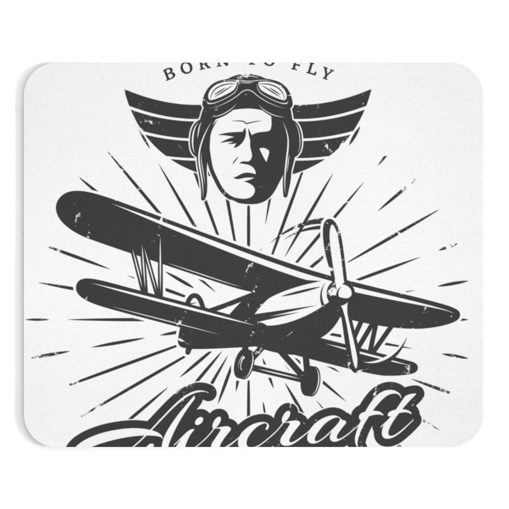 AIRCRAFT BORN TO FLY   -  MOUSE PAD Printify