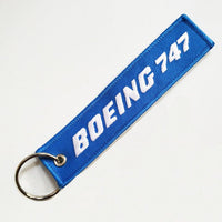 Thumbnail for 1 PC BLACK BOEING 747 KEYCHAIN - PILOTSX