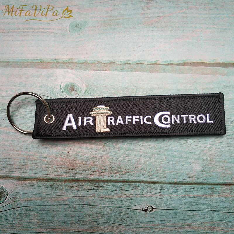 1 PC BLACK LLAVERO AIR TRAFFIC CONTROLLER KEYCHAINS - PILOTSX