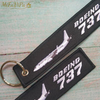 Thumbnail for 1 SET BOEING 737 EMBROIDERY KEY CHAIN - PILOTSX