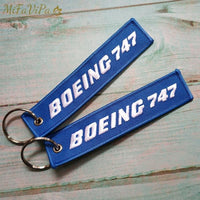 Thumbnail for 1 SET BOEING 747 EMBROIDERY KEY CHAIN - PILOTSX