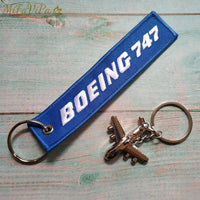 Thumbnail for 1 SET BOEING 747 EMBROIDERY KEY CHAIN - PILOTSX