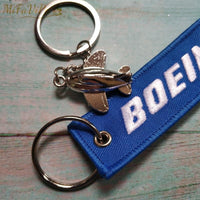 Thumbnail for 1 SET BOEING 747 EMBROIDERY KEY CHAIN - PILOTSX