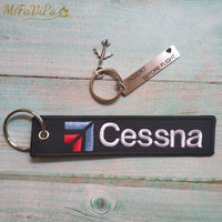 Thumbnail for 1 SET CESSNA KEYCHAIN CUSTOM GIFTS SOUVENIR AIRCRAFT MODEL PLANE KEY CHAIN - PILOTSX