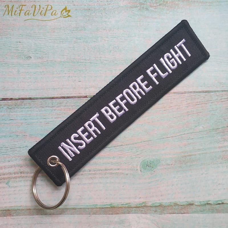 1 SET INSERT BEFORE FLIGHT KEYCHAIN - PILOTSX