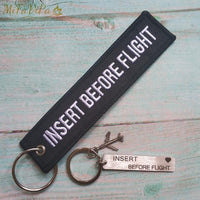 Thumbnail for 1 SET INSERT BEFORE FLIGHT KEYCHAIN - PILOTSX