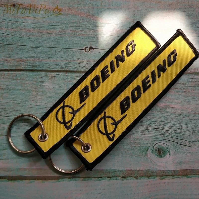 10 PCS BOEING KEY CHAINS FLIGHT OPERATION EMBROIDERY KEY CHAIN - PILOTSX