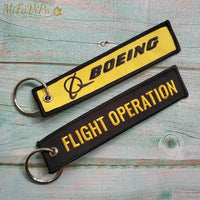 Thumbnail for 10 PCS BOEING KEY CHAINS FLIGHT OPERATION EMBROIDERY KEY CHAIN - PILOTSX