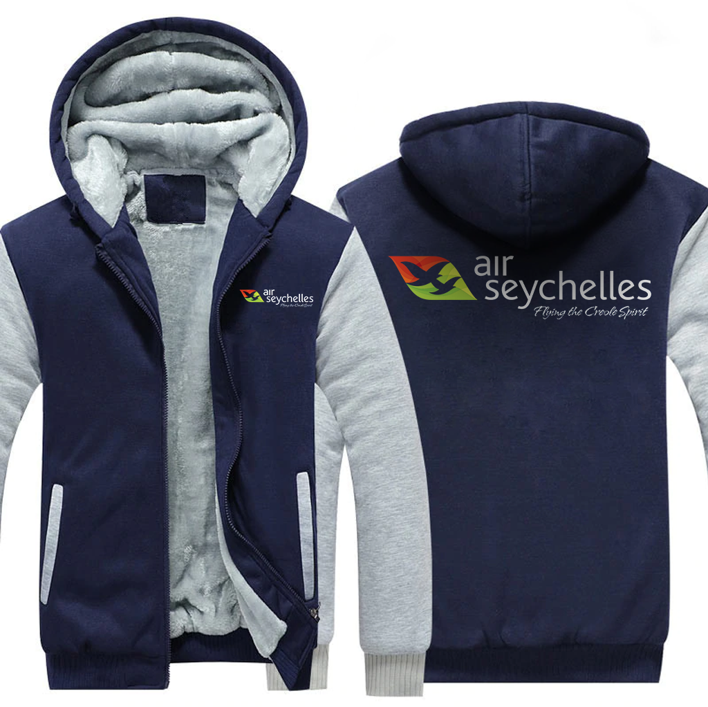 SEYCHELLES AIRLINES  JACKETS FLEECE SWEATSHIRT