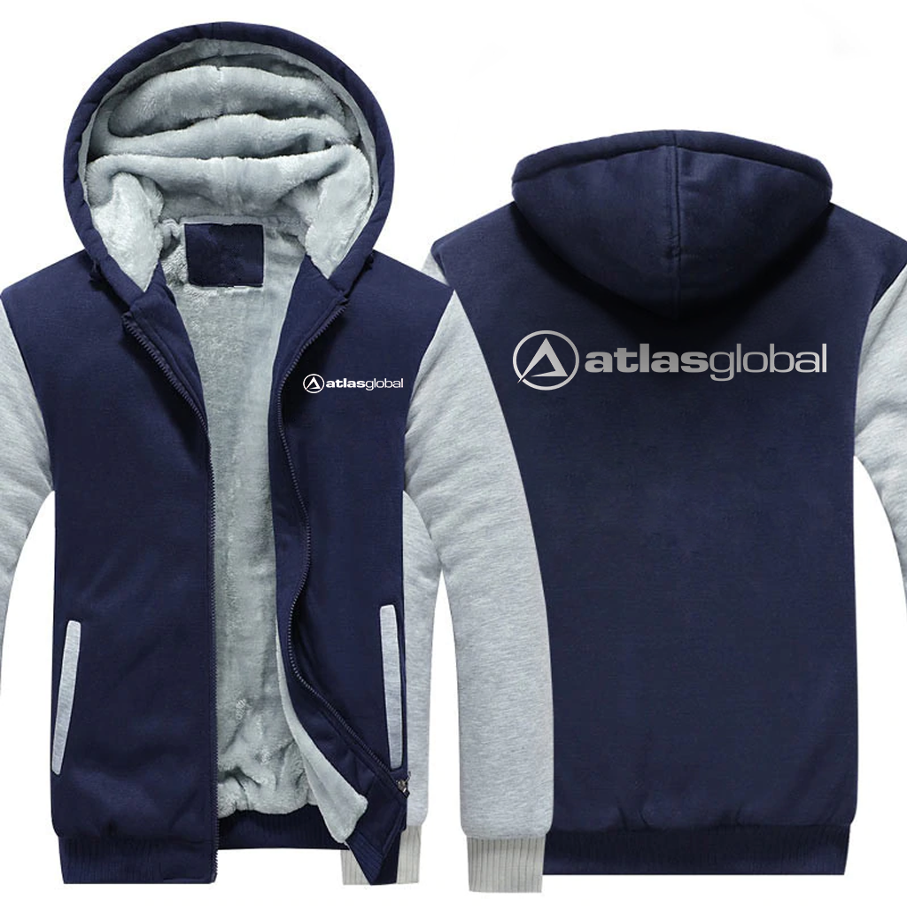 ATLAS AIRLINES  JACKETS FLEECE SWEATSHIRT