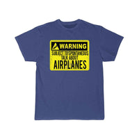 Thumbnail for WARNING AIRPLANES T SHIRT THE AV8R