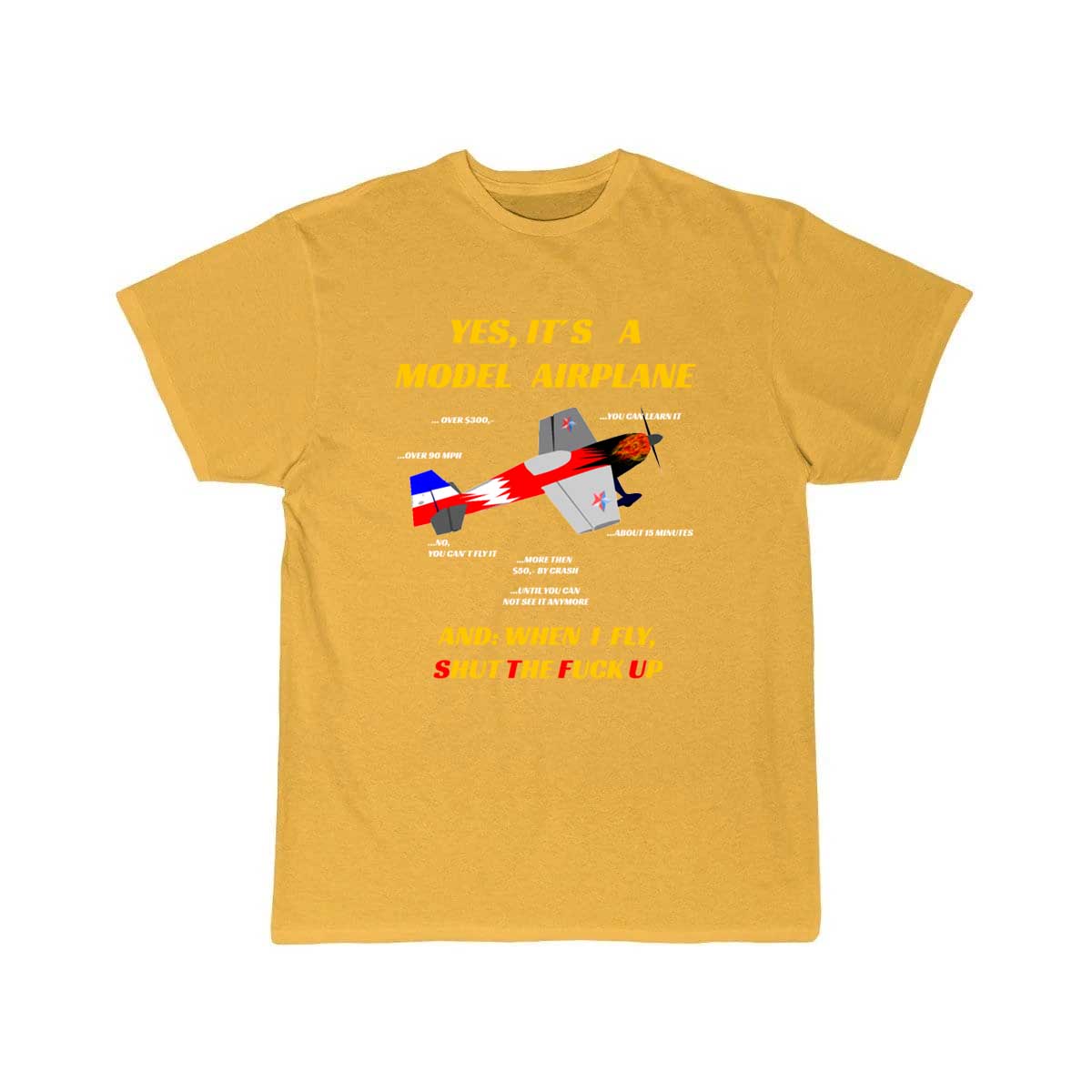 Model Building Pilot Airplane T-SHIRT THE AV8R