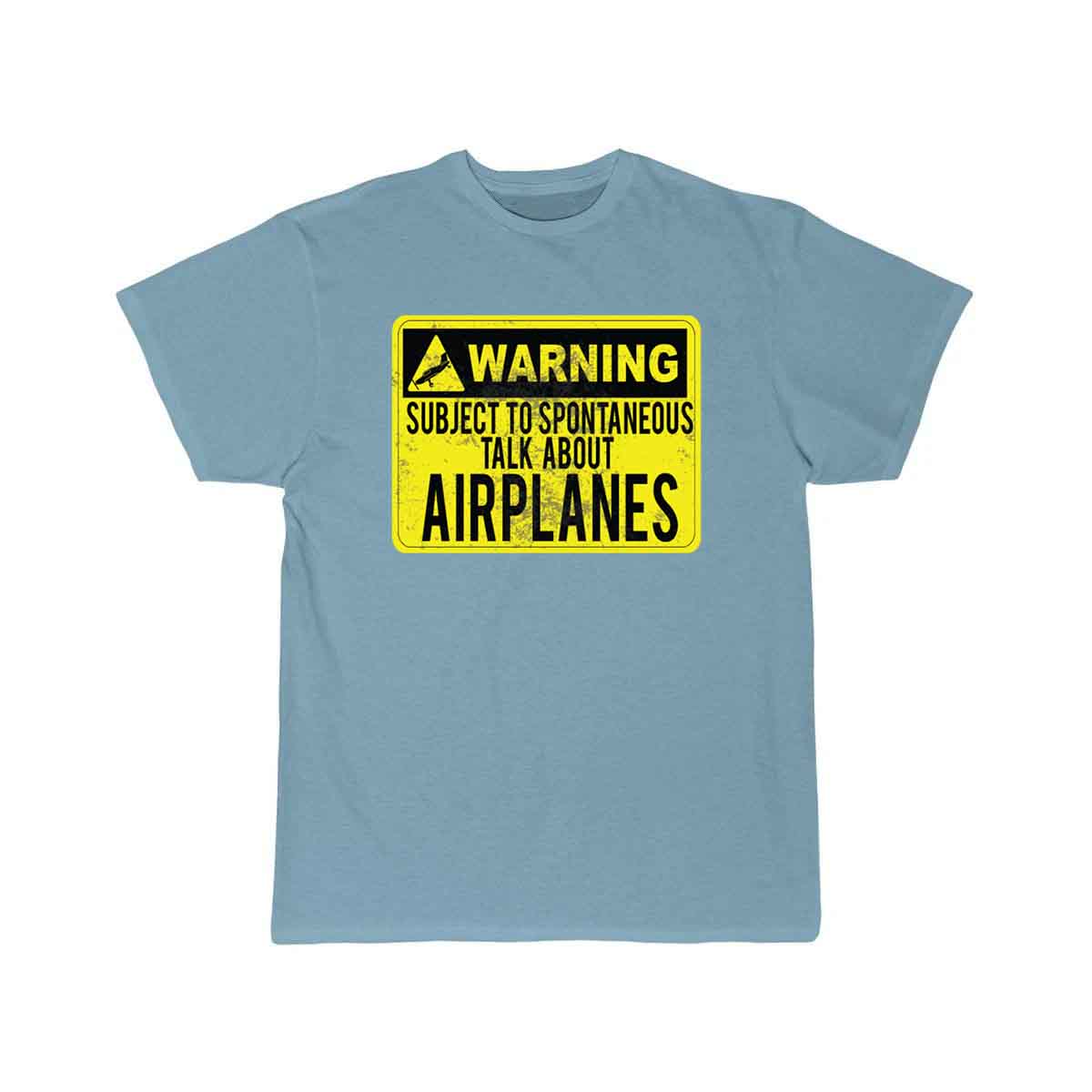 WARNING AIRPLANES T SHIRT THE AV8R