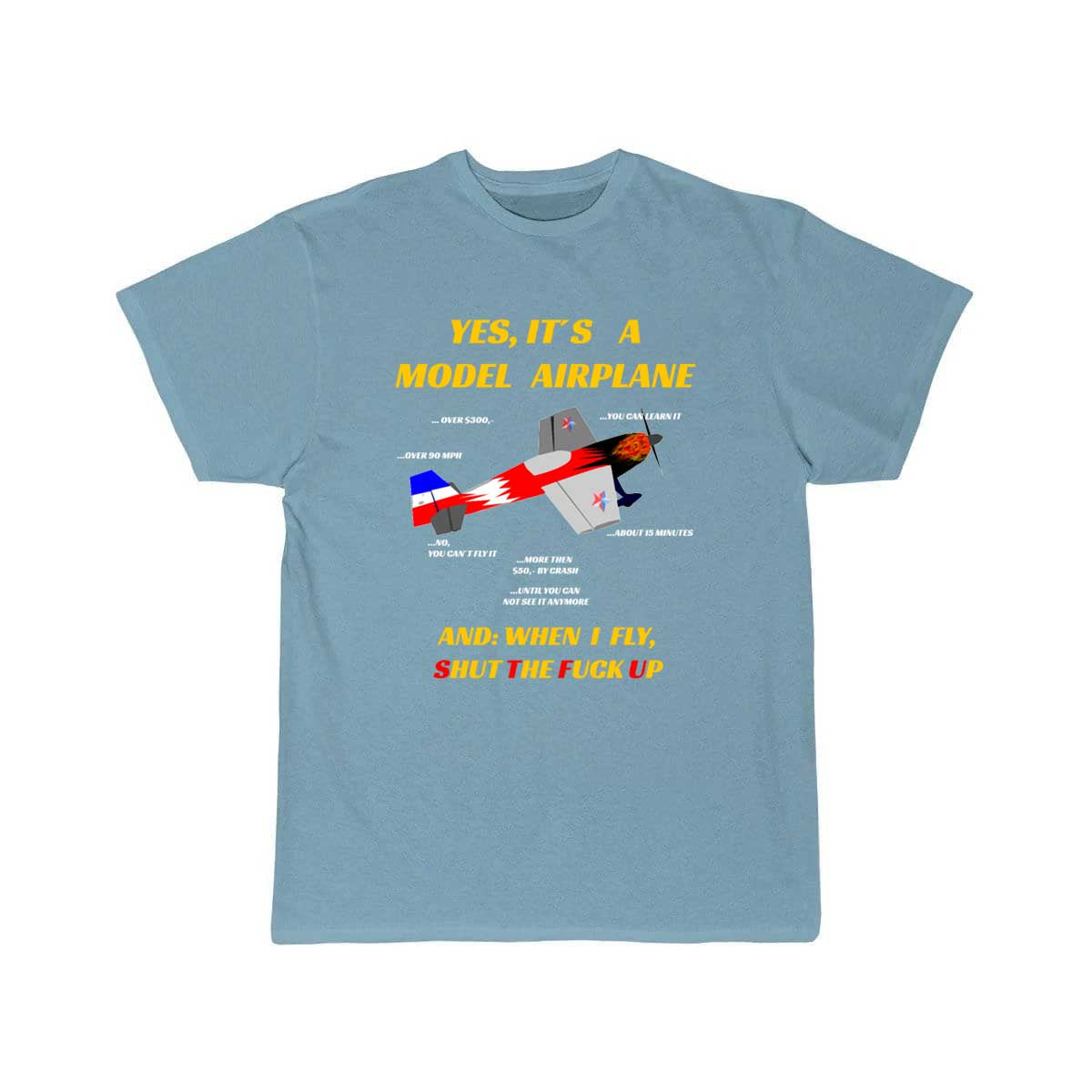 Model Building Pilot Airplane T-SHIRT THE AV8R