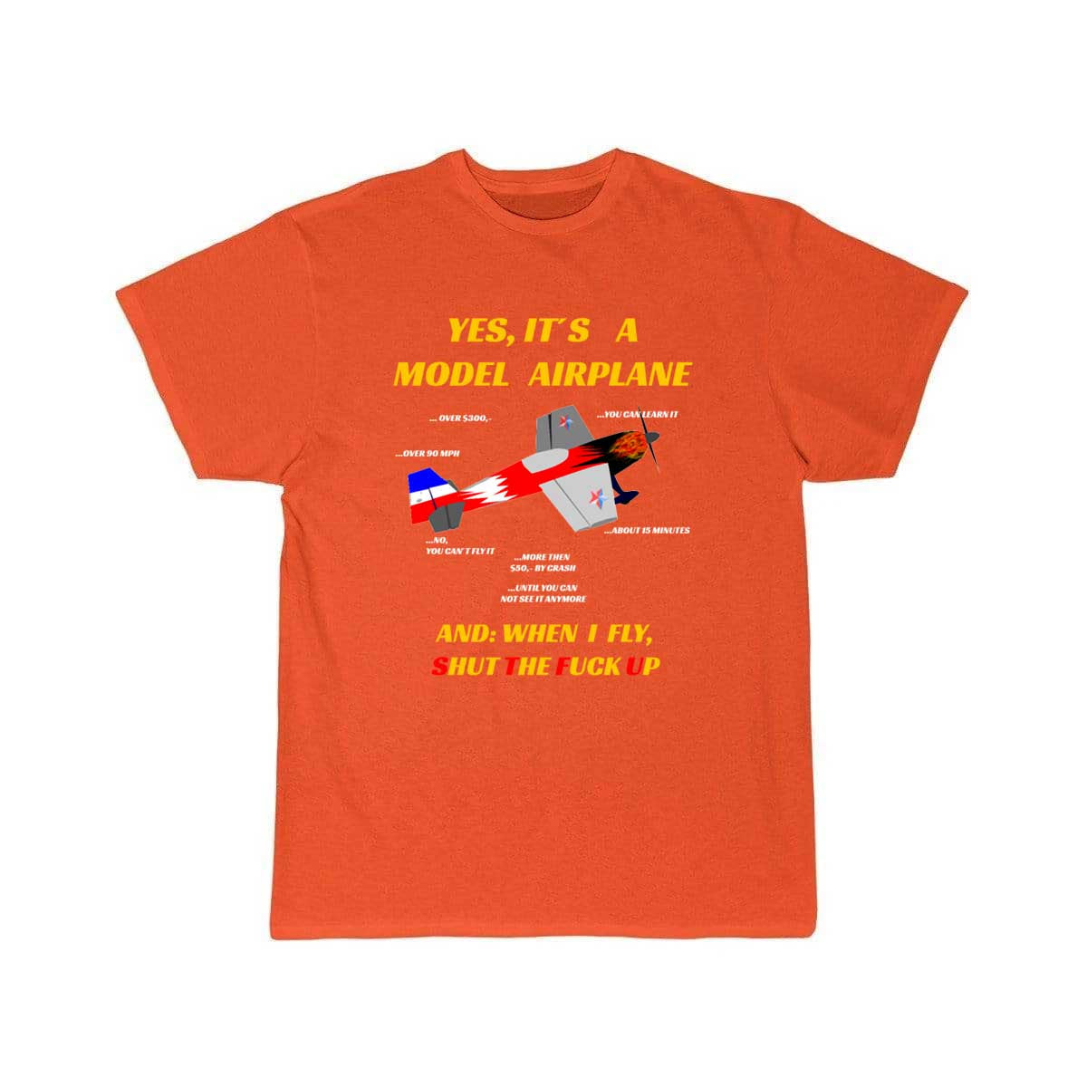 Model Building Pilot Airplane T-SHIRT THE AV8R