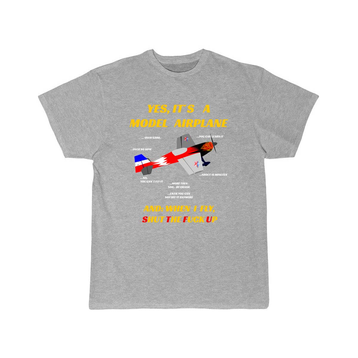 Model Building Pilot Airplane T-SHIRT THE AV8R