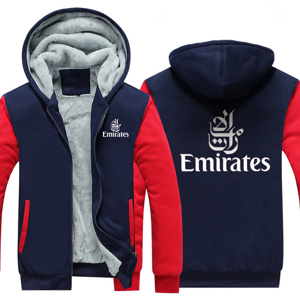 EMIRATES AIRLINES  JACKETS FLEECE SWEATSHIRT