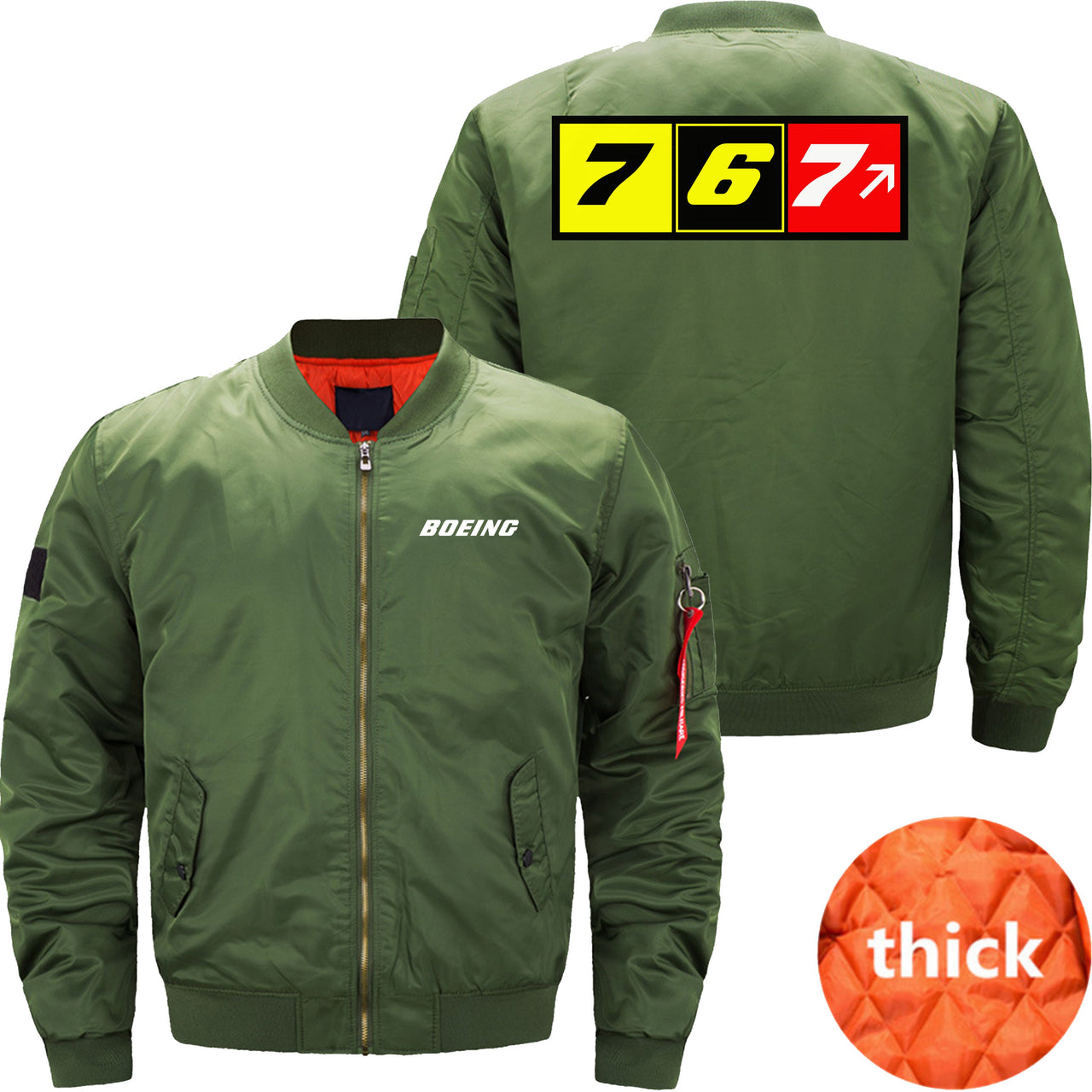 Boeing 767 Ma-1 Bomber Jacket Flight Jacket Aviator Jacket THE AV8R