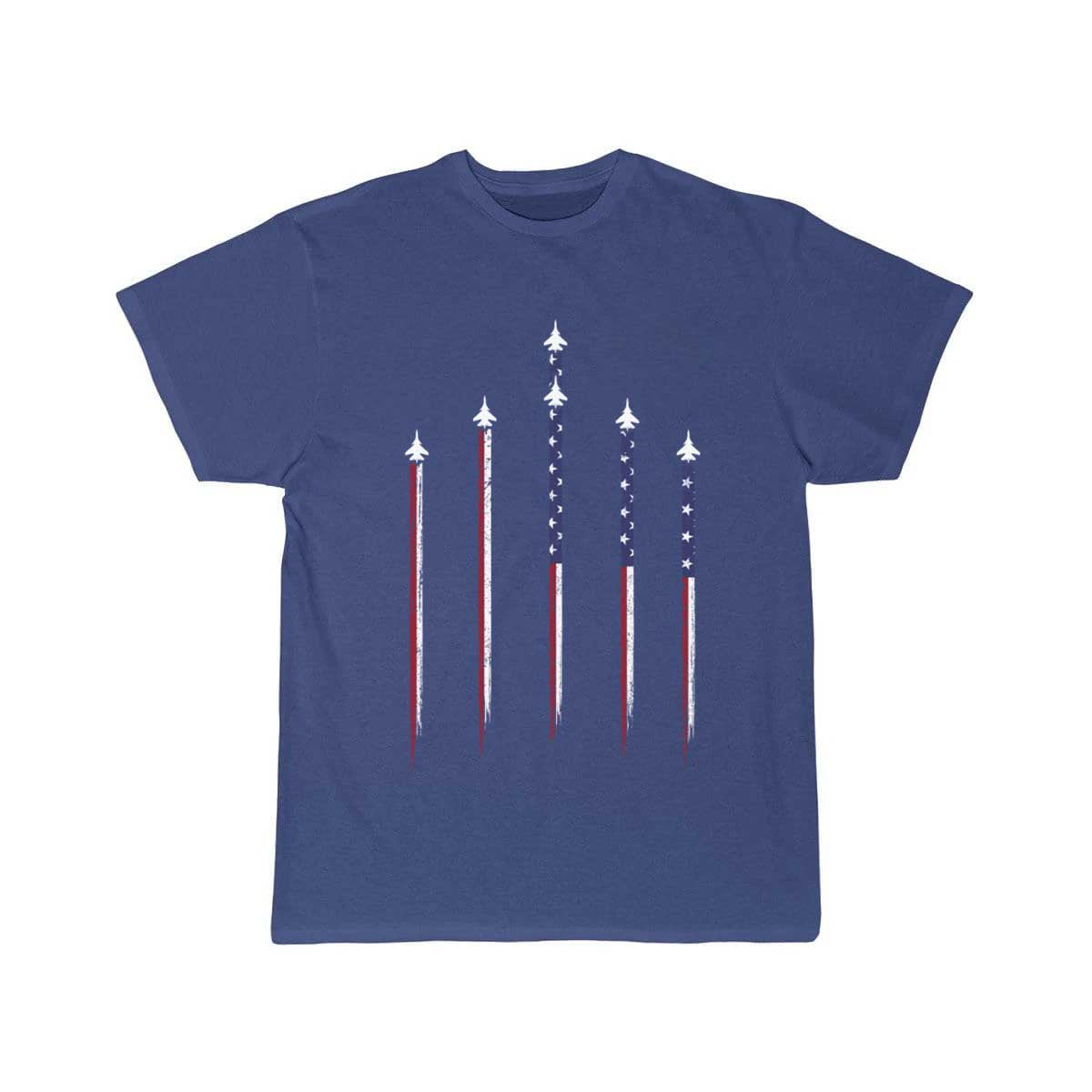 Jet US Flag, Jets Flying, Patriotic USA T Shirt THE AV8R