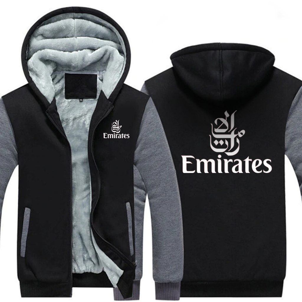 EMIRATES AIRLINES  JACKETS FLEECE SWEATSHIRT