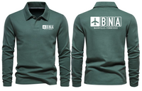 Thumbnail for BNA AIRPORT LONG SLEEVE POLO