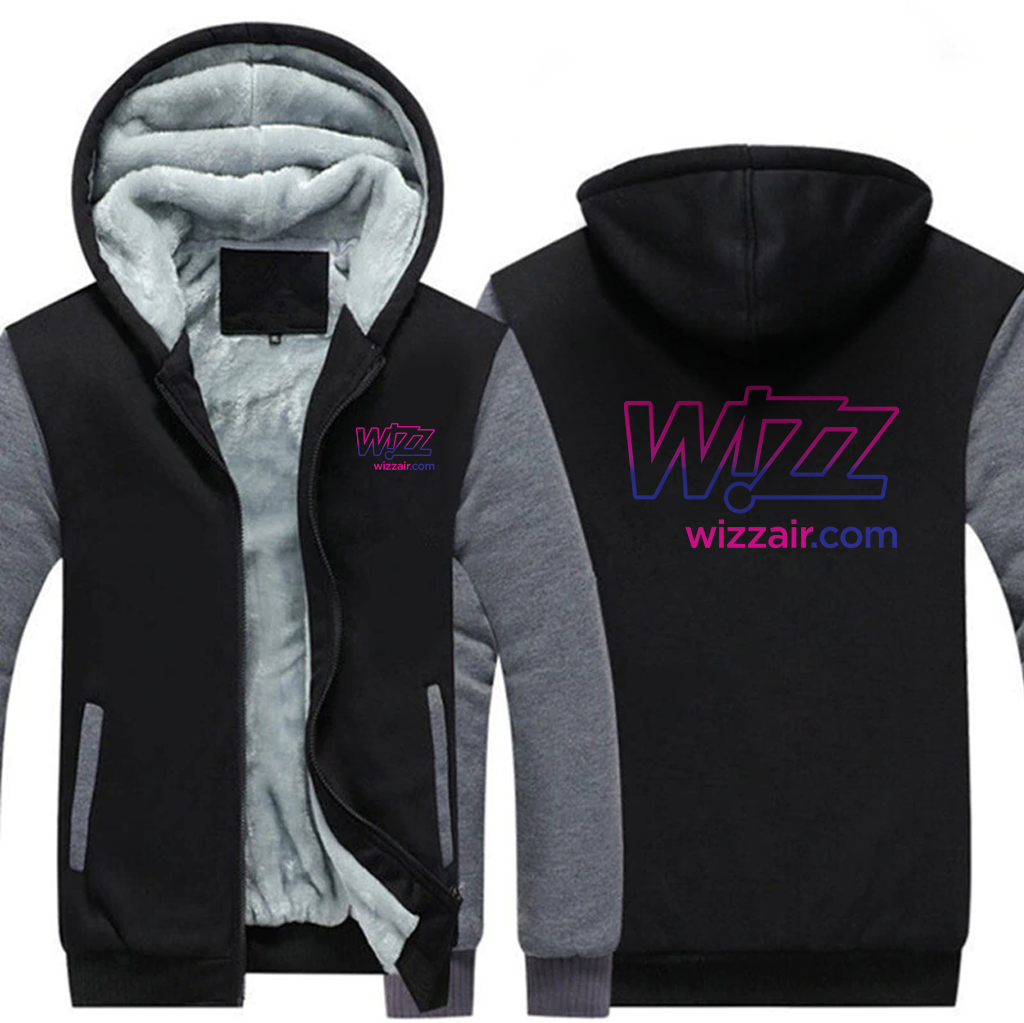 WIZZ AIRLINES  JACKETS FLEECE SWEATSHIRT