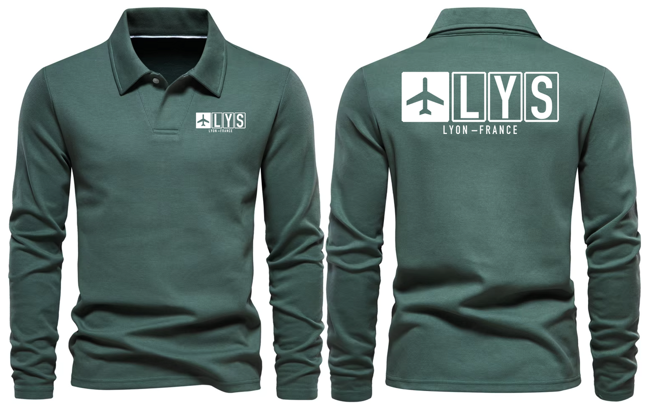 LYS AIRPORT LONG SLEEVE POLO