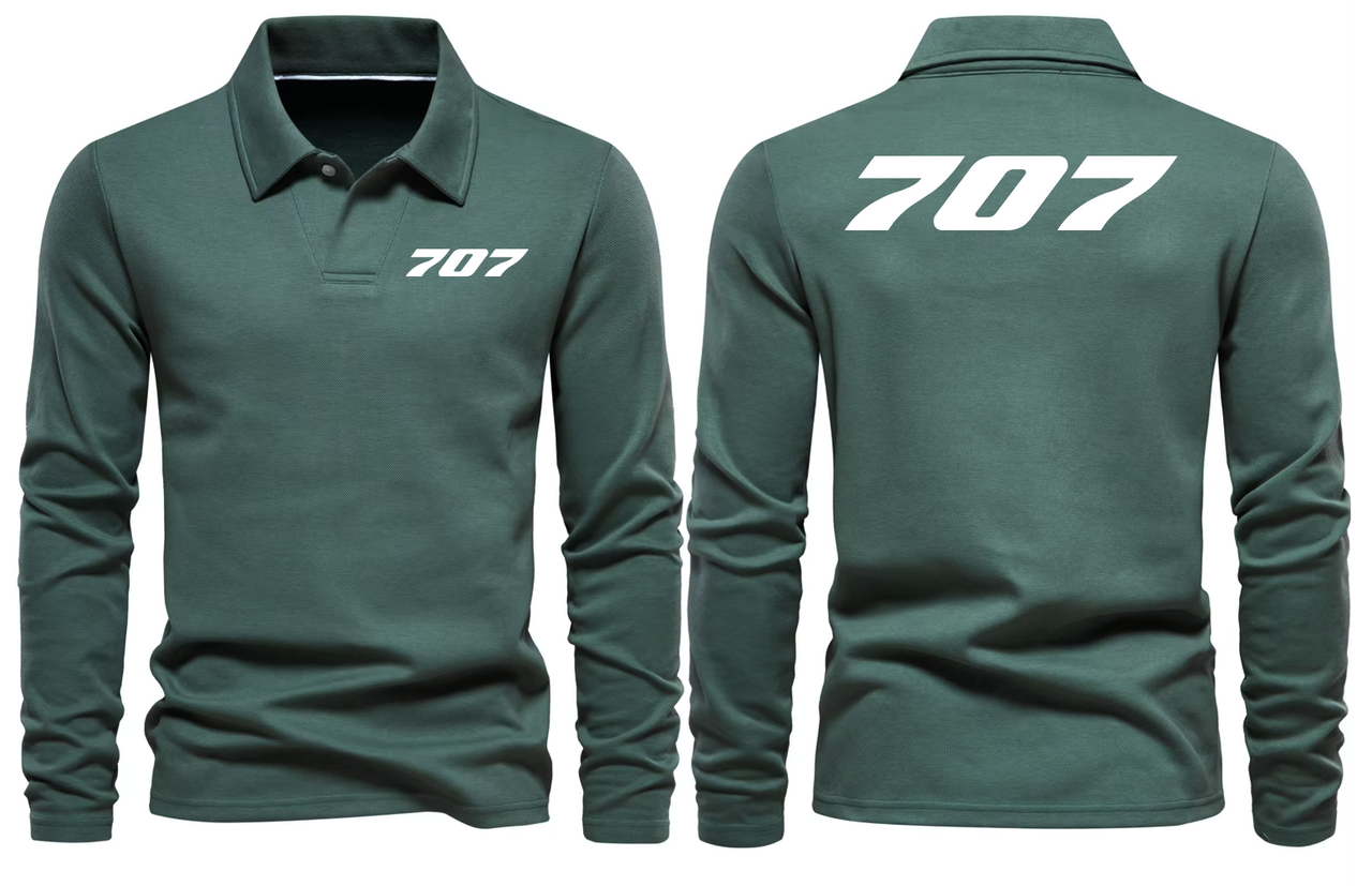BOEING 707 LONG SLEEVE  POLO