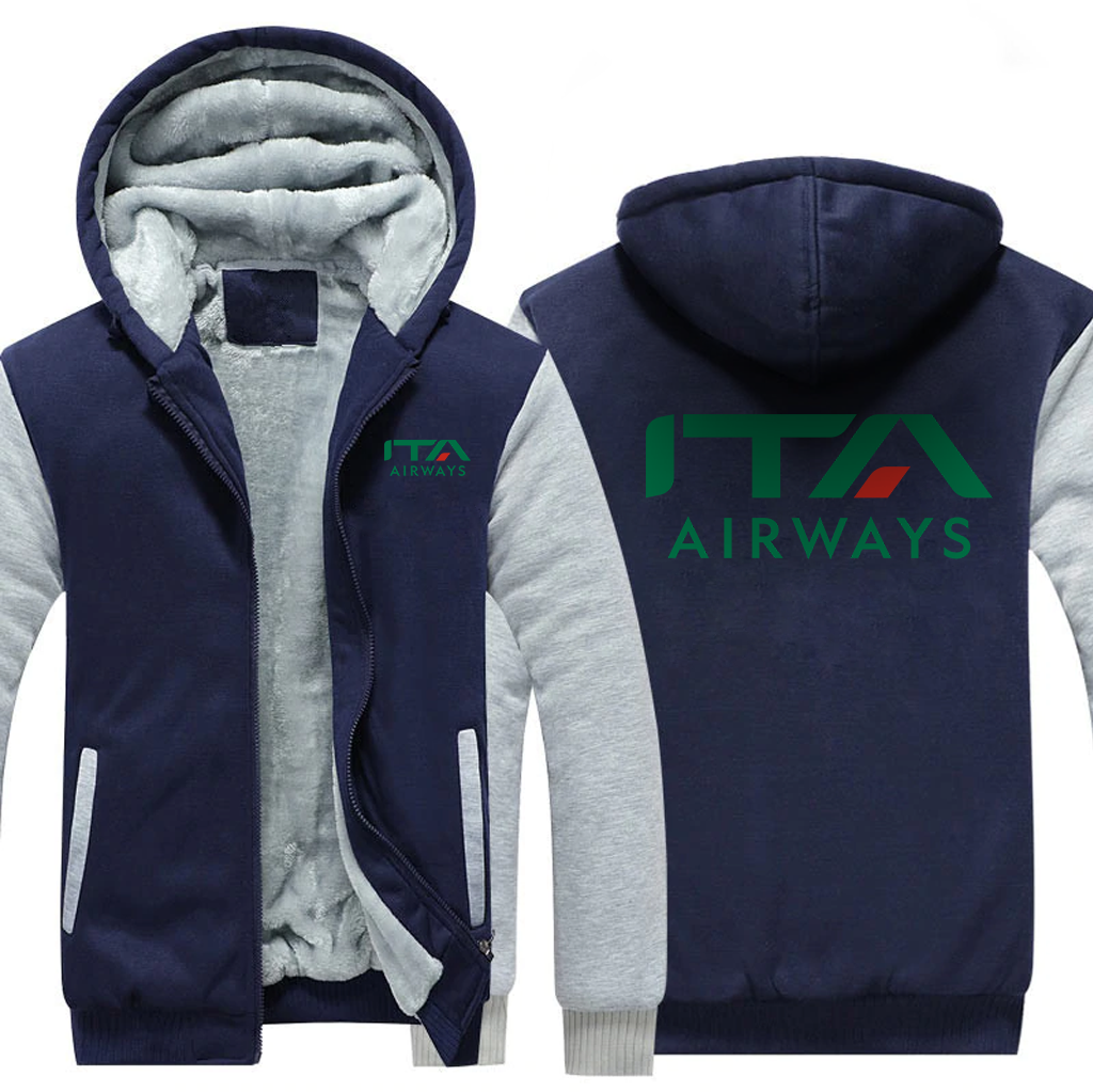 ITALY AIRLINES  JACKETS FLEECE SWEATSHIRT