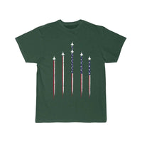 Thumbnail for Jet US Flag, Jets Flying, Patriotic USA T Shirt THE AV8R