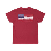 Thumbnail for Helicopter American Flag Pilot Helicopter T-Shirt THE AV8R