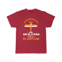 Thumbnail for Old Man With RC Airplane T-SHIRT THE AV8R