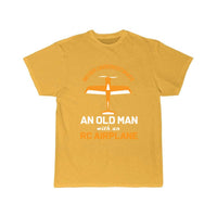 Thumbnail for Old Man With RC Airplane T-SHIRT THE AV8R