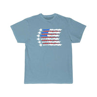 Thumbnail for Airforce US Flag Fighter Jet Patriotic Veteran T Shirt THE AV8R