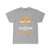 Thumbnail for Old Man With RC Airplane T-SHIRT THE AV8R