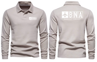 Thumbnail for BNA AIRPORT LONG SLEEVE POLO