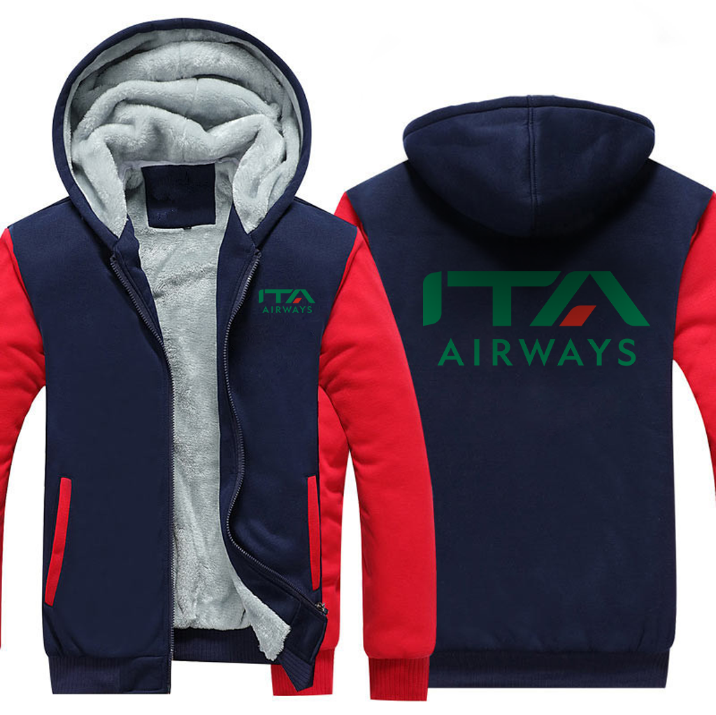 ITALY AIRLINES  JACKETS FLEECE SWEATSHIRT