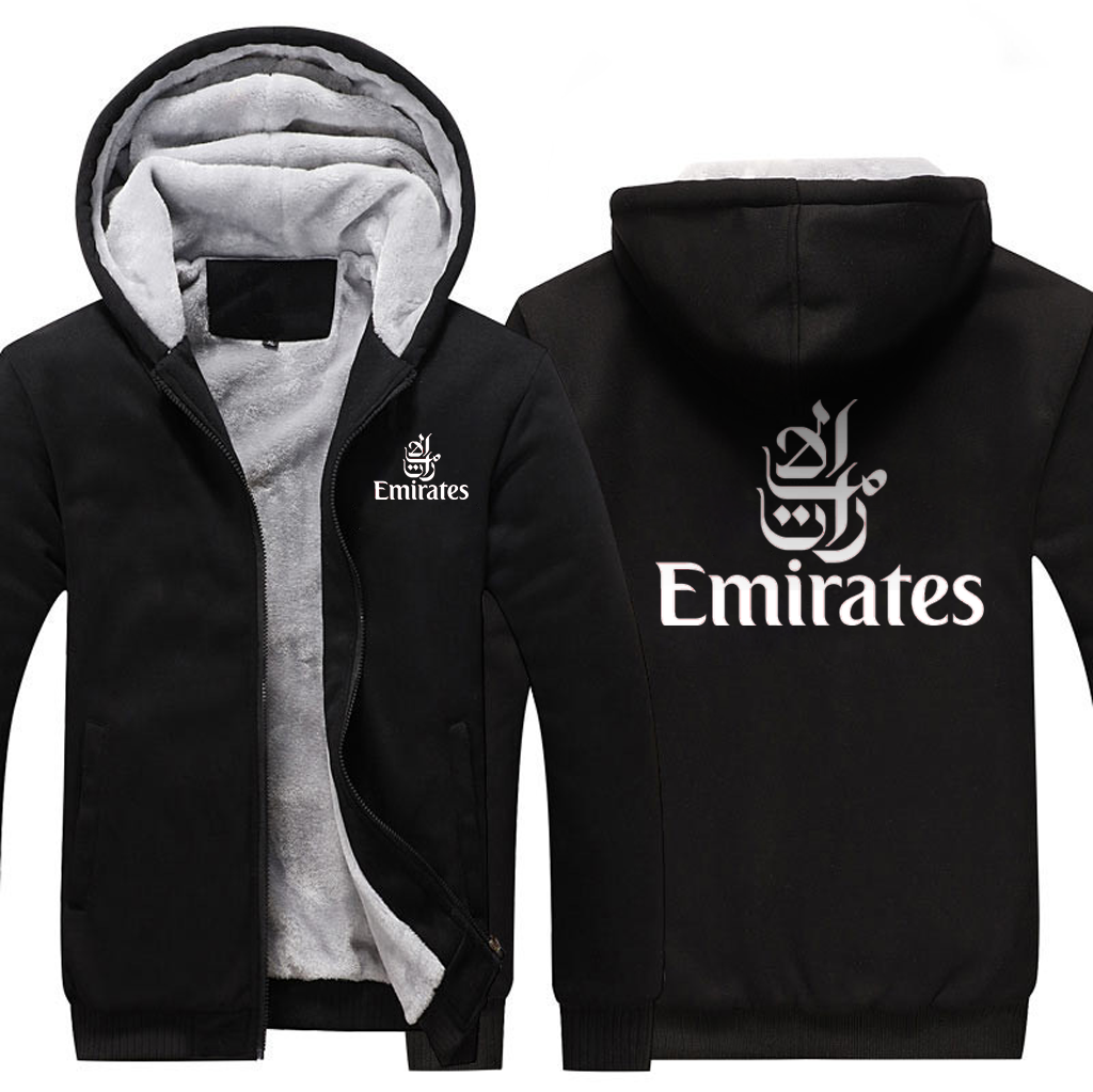 EMIRATES AIRLINES  JACKETS FLEECE SWEATSHIRT