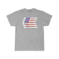 Thumbnail for Airforce US Flag Fighter Jet Patriotic Veteran T Shirt THE AV8R