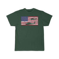 Thumbnail for Helicopter American Flag Pilot Helicopter T-Shirt THE AV8R