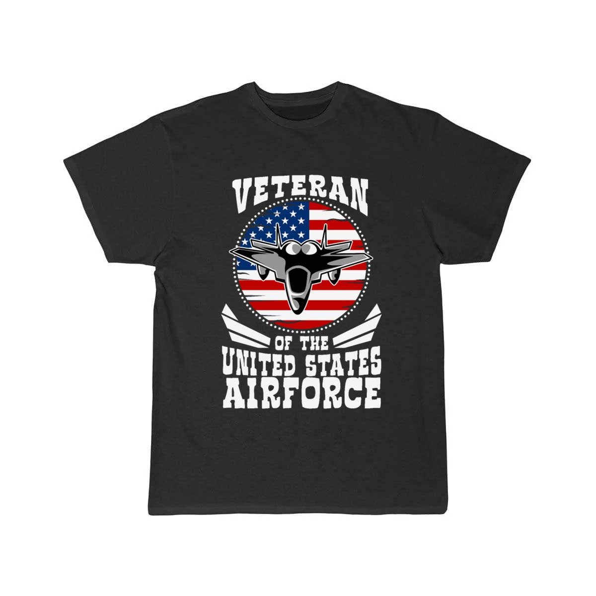 Airforce US Flag Fighter Jet Patriotic Veteran  T Shirt THE AV8R