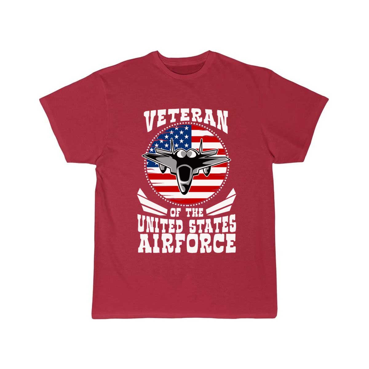 Airforce US Flag Fighter Jet Patriotic Veteran  T Shirt THE AV8R