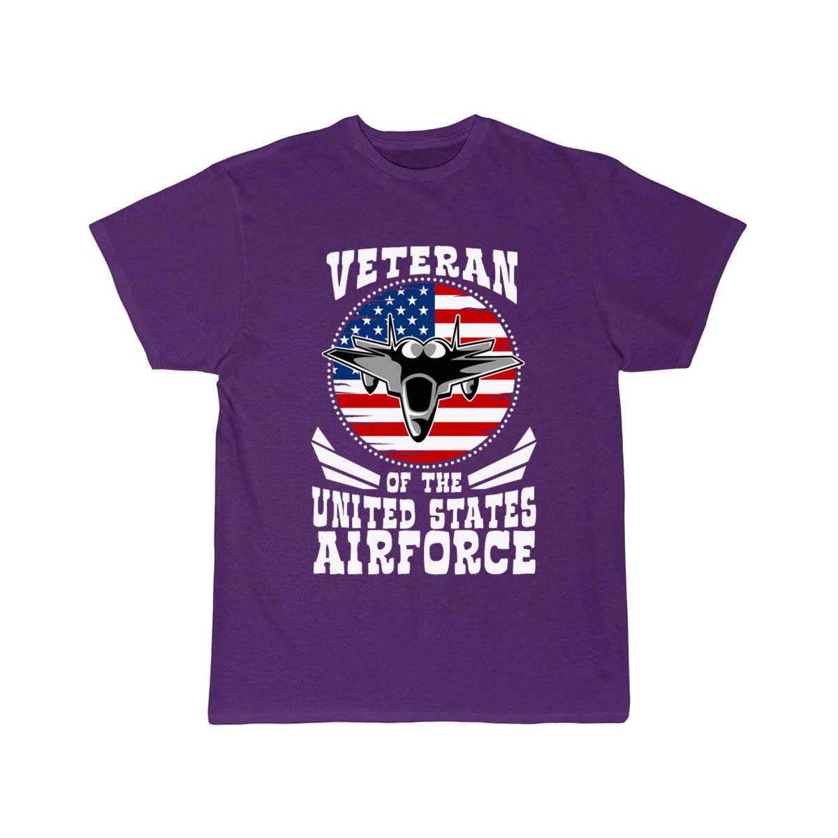 Airforce US Flag Fighter Jet Patriotic Veteran  T Shirt THE AV8R