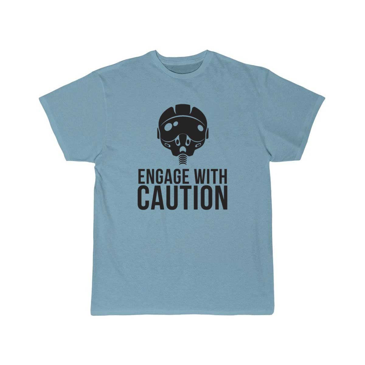 Engage with Caution fighter pilot T SHIRT THE AV8R