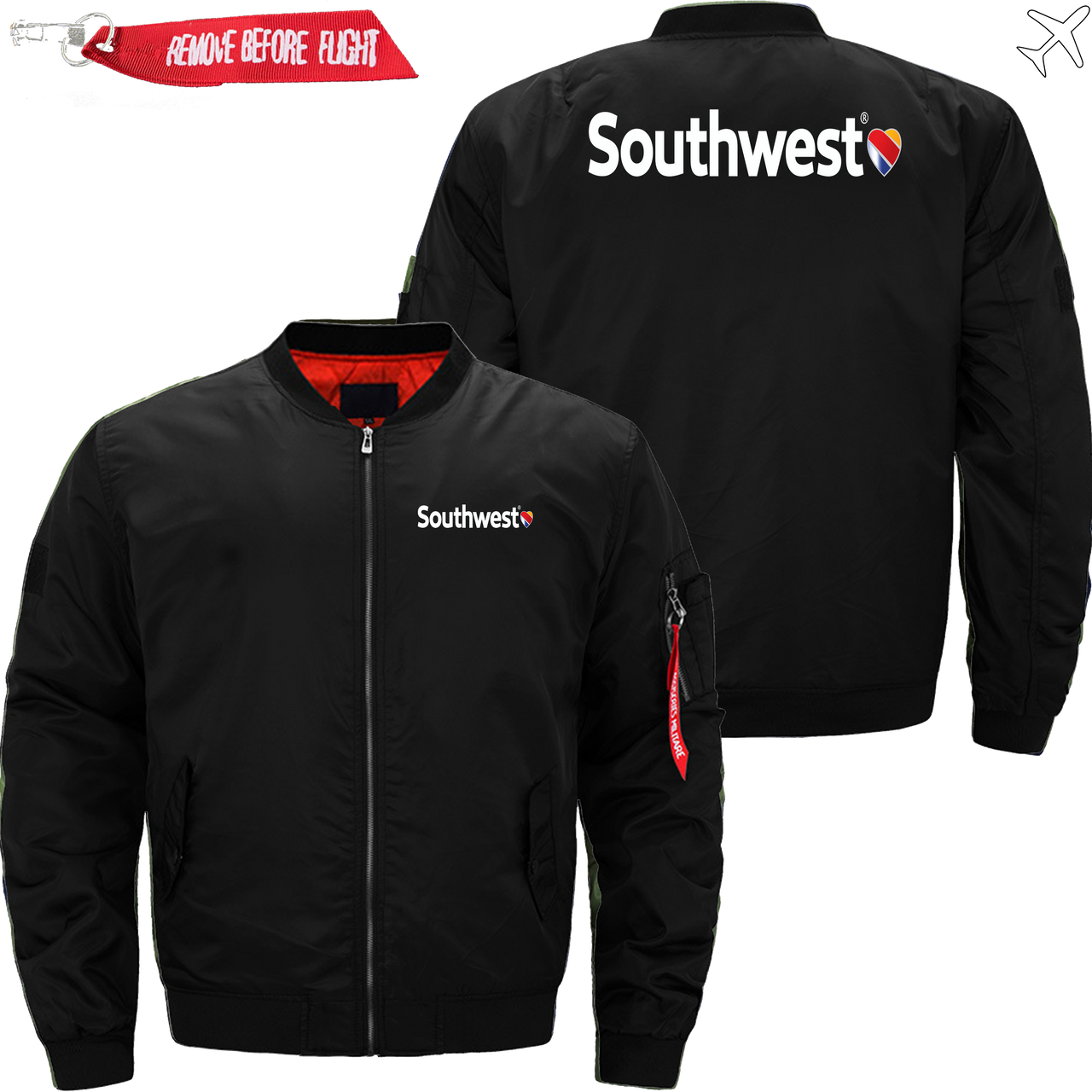 SOUTHWEST AIRLINES MA1 JACKET THE AV8R