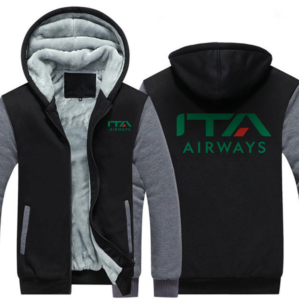 ITALY AIRLINES  JACKETS FLEECE SWEATSHIRT