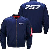 Thumbnail for Boeing 757 Ma-1 Bomber Jacket Flight Jacket Aviator Jacket THE AV8R