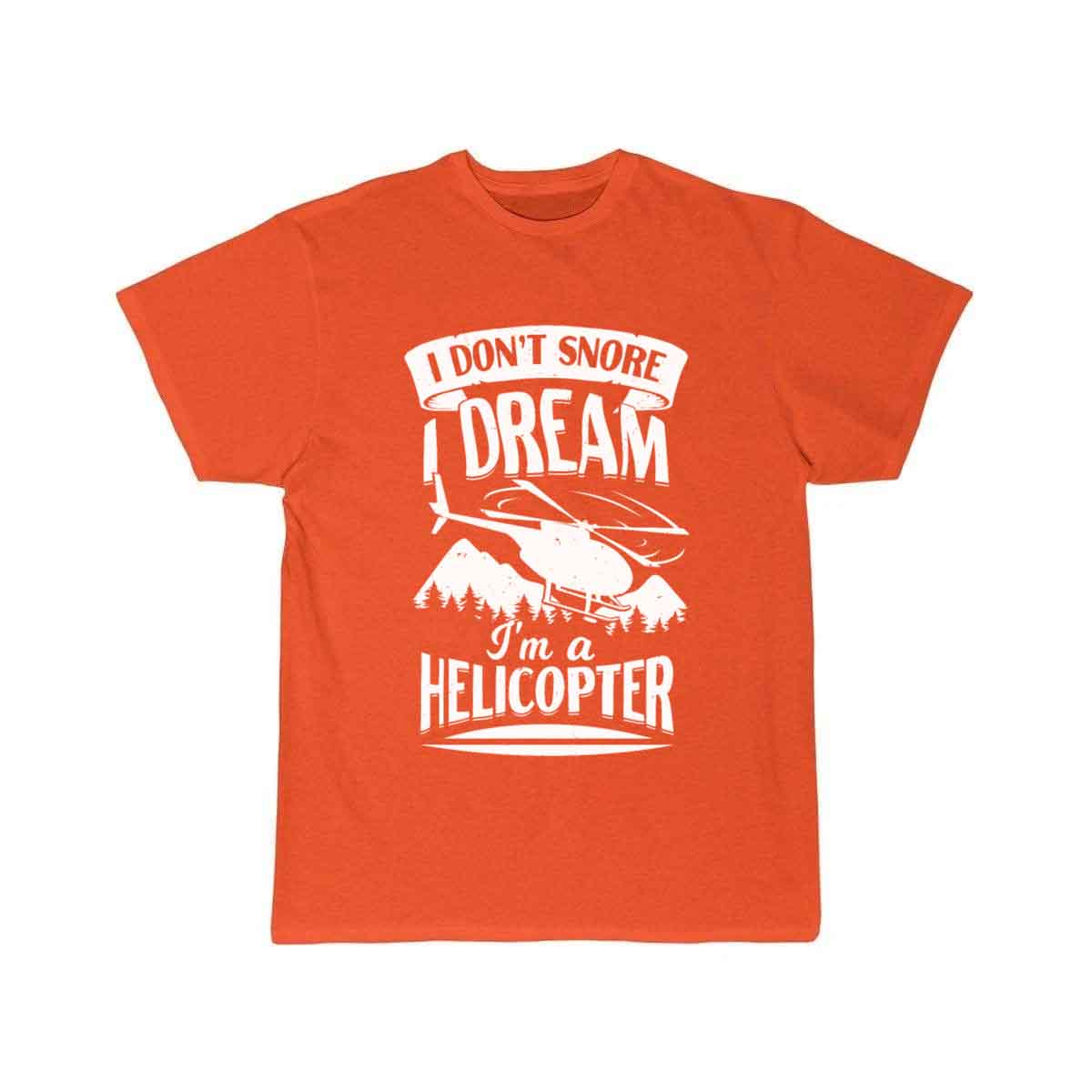 I Don't Snore I Dream I'm A Helicopter  T-SHIRT THE AV8R